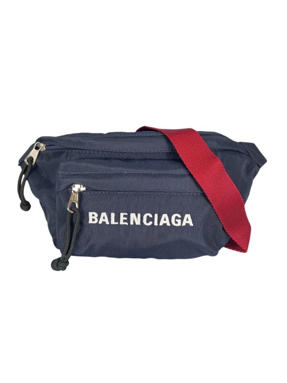 Balenciaga Wheels Belt Bag Nylon Navy